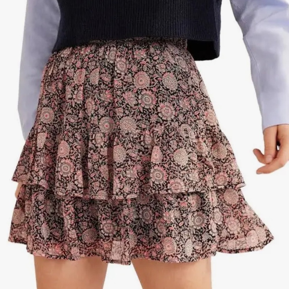 NWT Boden tiered mini skirt